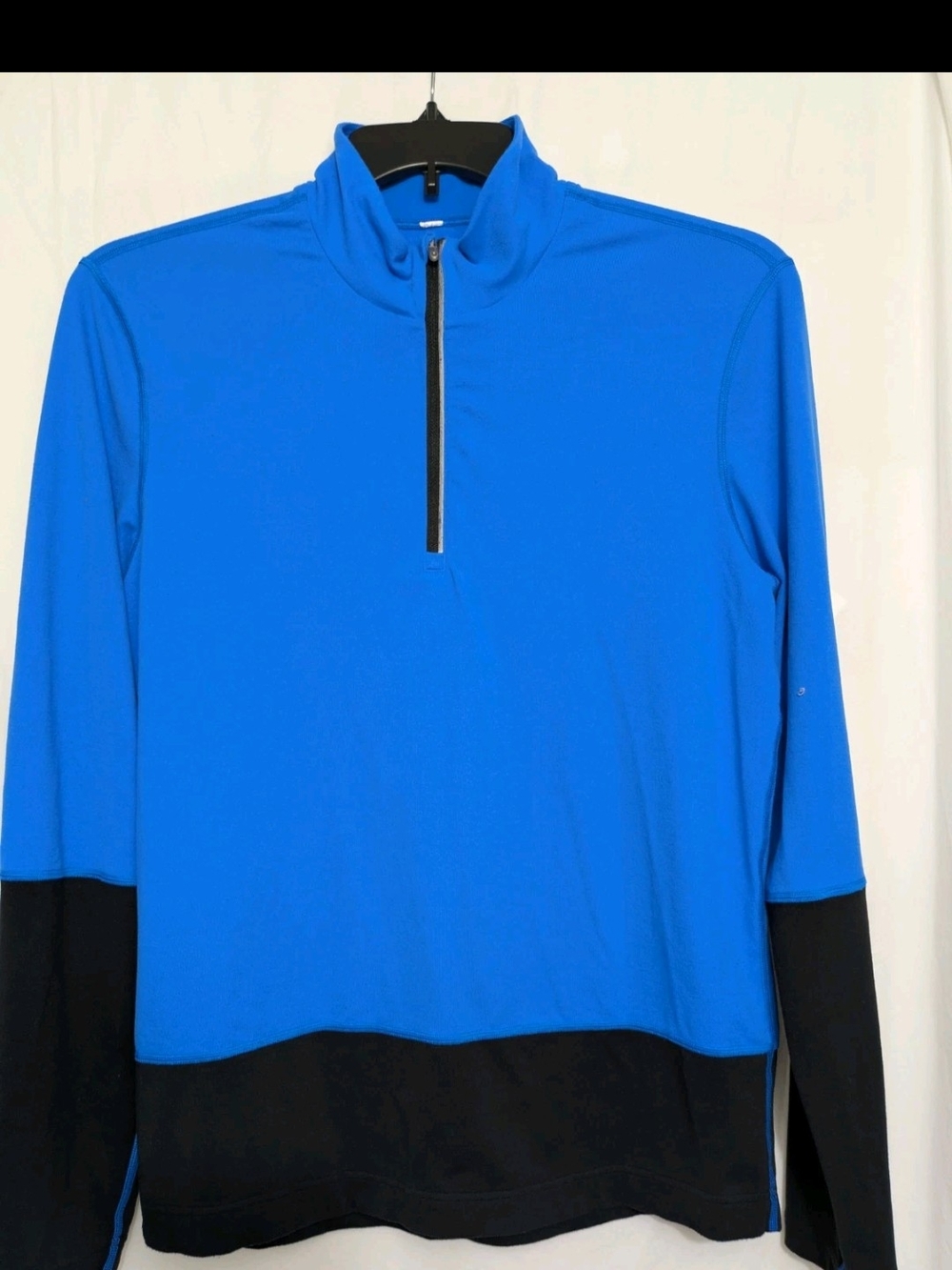 Lululemon Blue Half Zip Pullover Womens Athletic Top See Measurements